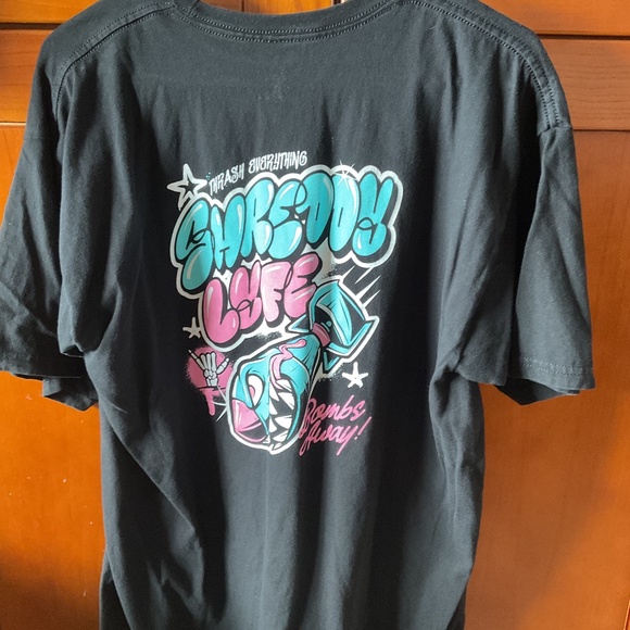 Mens SHREDDY t-shirt BOMBS AWAY Moto Size Large - Picture 5 of 5